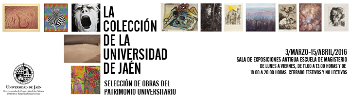 Cartel de la Exposición La colección de la Universidad de Jaén